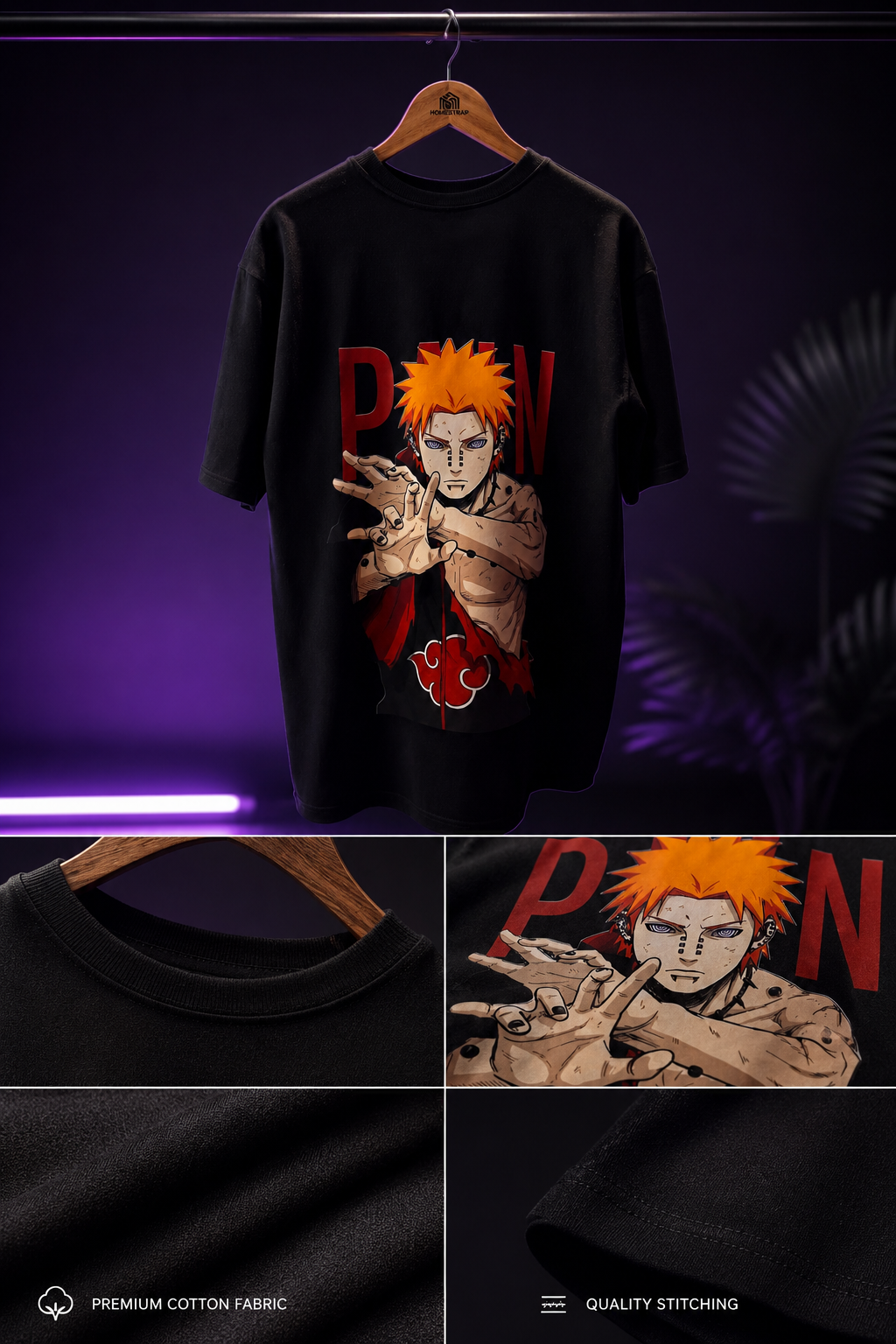 Neon Kanji Oversized Tee